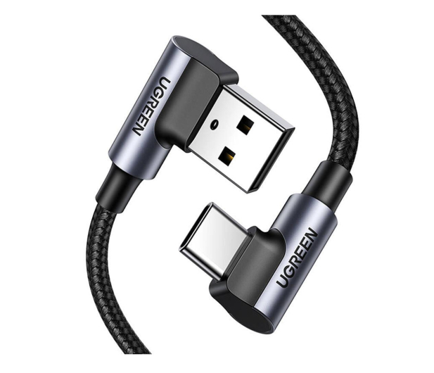 UGREEN US176 Kabel USB do USB-C kątowy 3A 1m 6957303828562 - 1257652 - zdjęcie 2